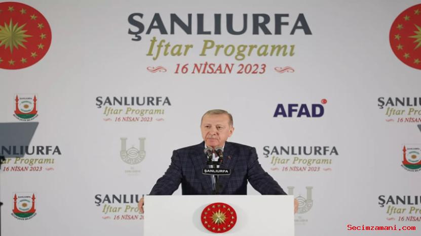 Cumhurbaşkanı Erdoğan Şanlıurfa'da Depremzedelerle İftar Programında Konuştu