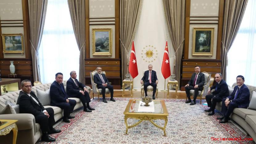 Cumhurbaşkanı Erdoğan, Türk Devletleri Teşkilatı Başsavcılarını Kabul Etti
