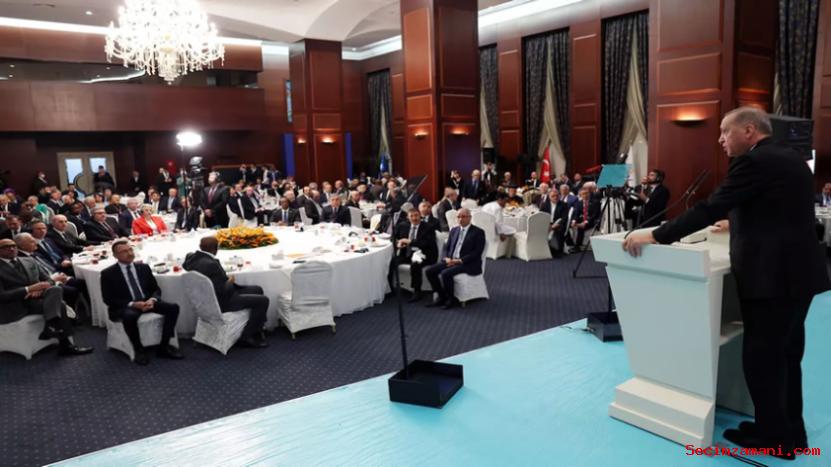 Cumhurbaşkanı Erdoğan, Geleneksel Büyükelçiler İftarı'nda Konuştu