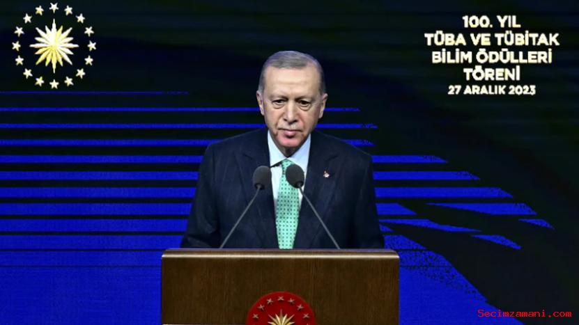 Cumhurbaşkanı Erdoğan, 100. Yıl Tübitak Ve Tüba Bilim Ödülleri Töreni'nde Konuştu
