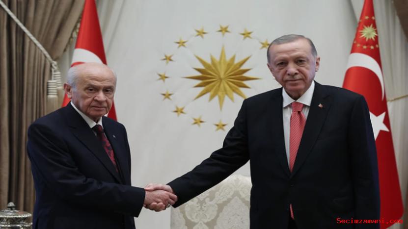 Cumhurbaşkanı Erdoğan, Mhp Genel Başkanı Bahçeli’yi Kabul Etti