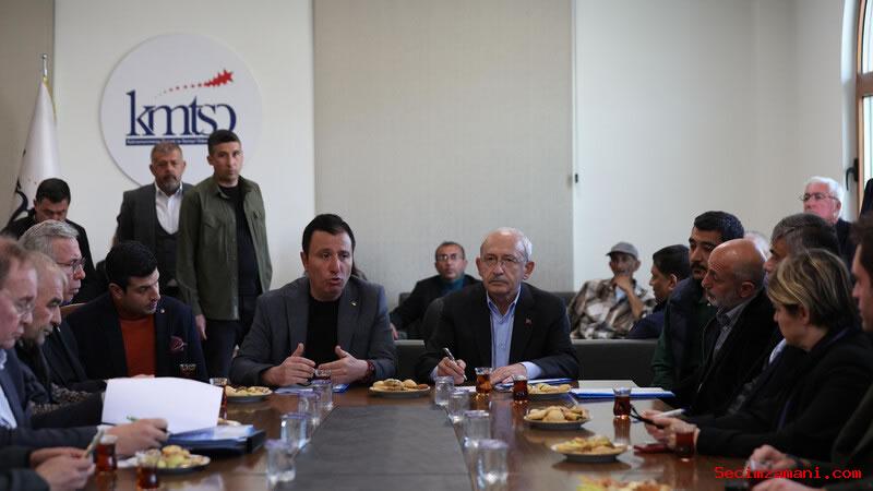 Chp Lideri Ve Cumhurbaşkanı Adayı Kılıçdaroğlu, Afet Bölgesi Kahramanmaraş’ta Odalar Ve Stk’larla Bir Araya Geldi
