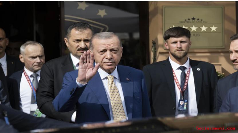 Cumhurbaşkanı Erdoğan, Nato Zirvesi'nin Yapılacağı Litvanya'nın Başkenti Vilnius'a Geldi