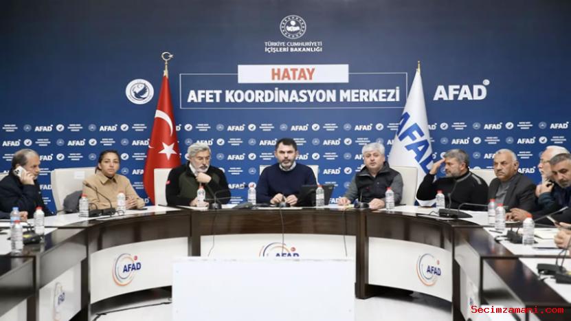 Murat Kurum, Hatay'ın Kırıkhan ilçesini ziyaret etti