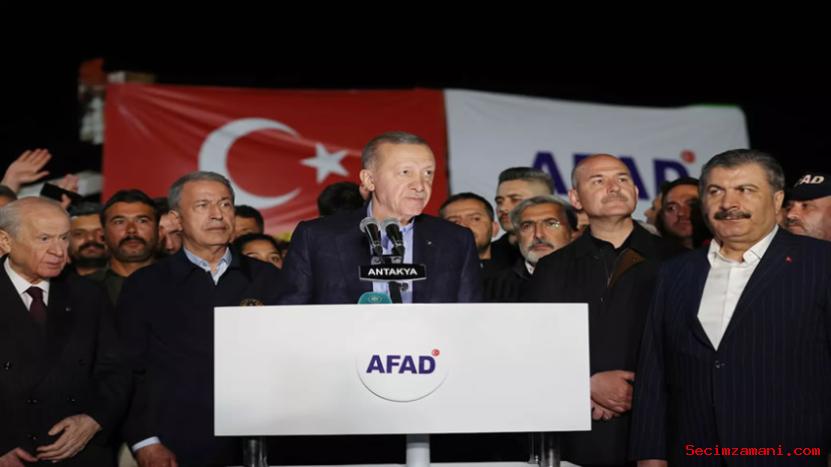 Cumhurbaşkanı Erdoğan, Hatay'daki Katar,türkiye Kardeşlik Konteyner Kenti'nde Konuştu