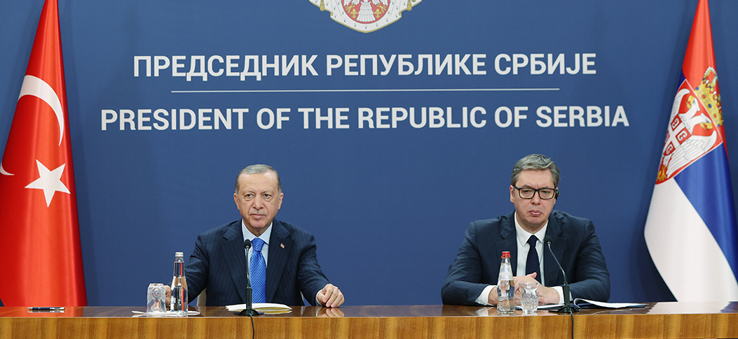 Cumhurbaşkanımız Erdoğan, Sırbistan Cumhurbaşkanı Vucic'le ortak basın toplantısı düzenledi