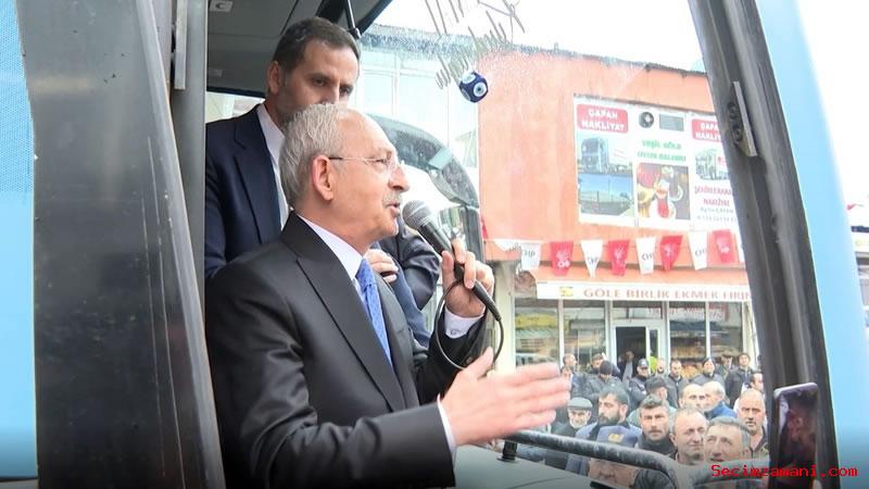 Chp Genel Başkanı Cumhurbaşkanı Adayı Kemal Kılıçdaroğlu Göle’de: Sizin Karnınız Toksa, Benim De Karnım Tok Olacak