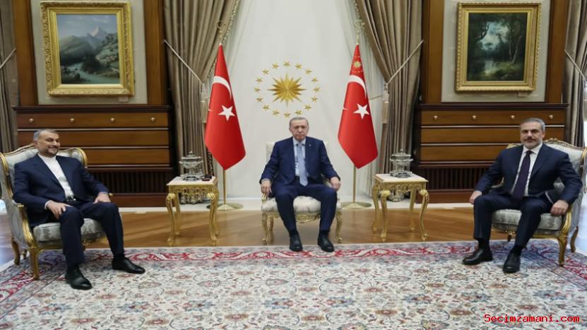 Cumhurbaşkanı Erdoğan, İran Dışişleri Bakanı Abdullahiyan’ı Kabul Etti