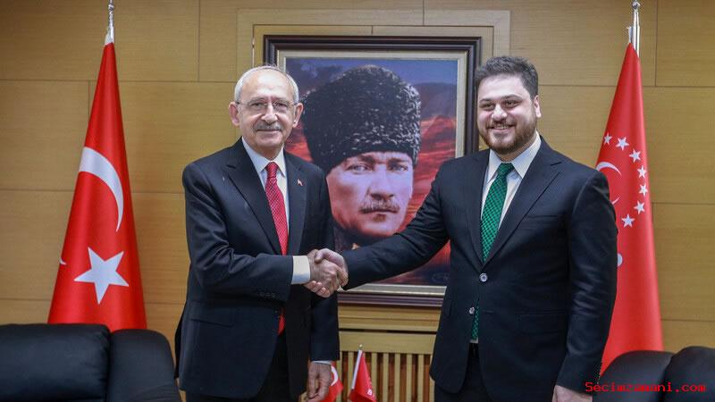 Chp Genel Başkanı Ve Cumhurbaşkanı Adayı Kemal Kılıçdaroğlu, Btp Genel Başkanı Hüseyin Baş’la Bir Araya Geldi