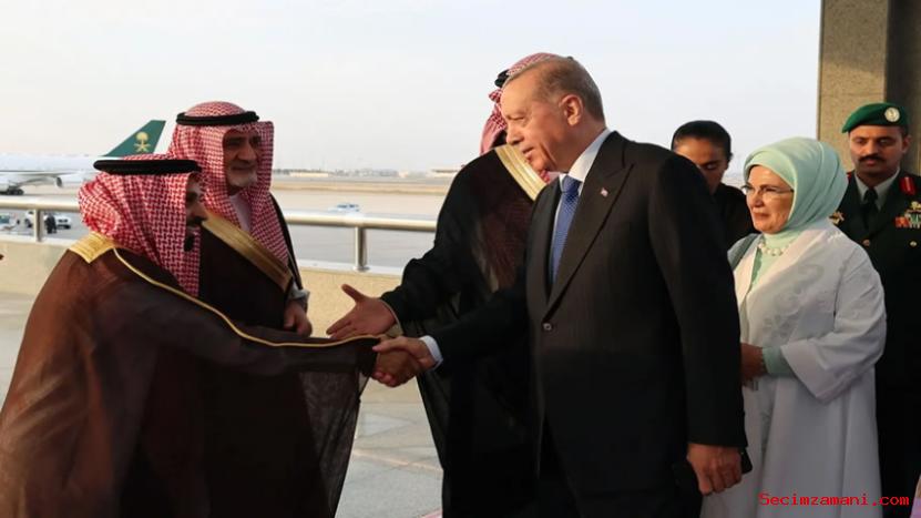 Cumhurbaşkanı Erdoğan Suudi Arabistan’da