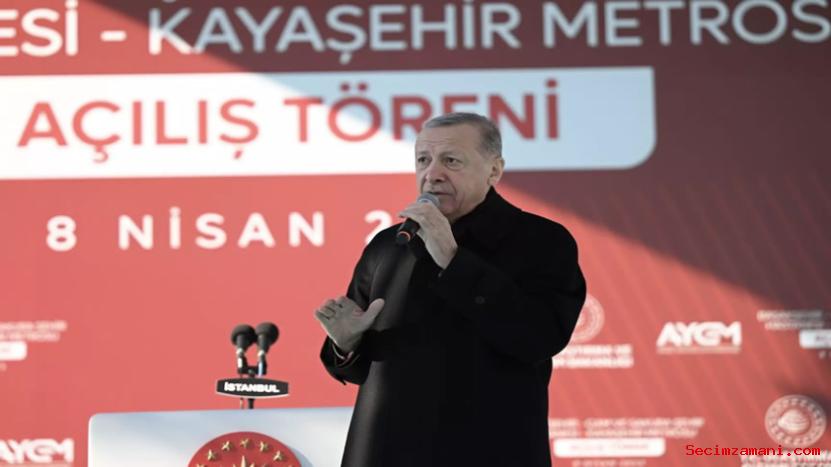 Cumhurbaşkanı Erdoğan, Başakşehir Çam Ve Sakura Şehir Hastanesi Kayaşehir Metro Hattı Açılış Töreni’ne Katıldı