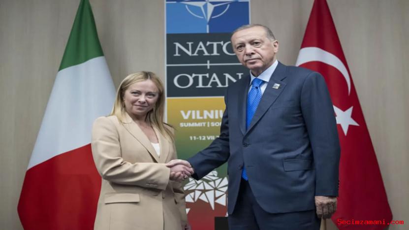 Cumhurbaşkanı Erdoğan, İtalya Başbakanı Meloni İle Görüştü