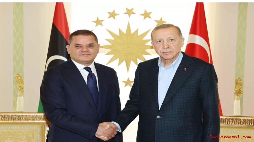 Cumhurbaşkanı Erdoğan, Libya Başbakanı Dibeybe ile görüştü