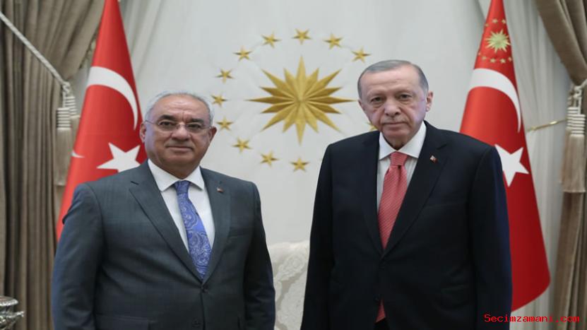 Cumhurbaşkanı Erdoğan, Dsp Genel Başkanı Aksakal’ı Kabul Etti