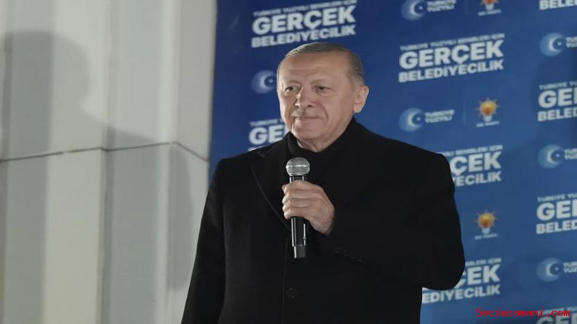 Cumhurbaşkanı Erdoğan, Partisinin Genel Merkezi'nde Partililere Hitap Etti