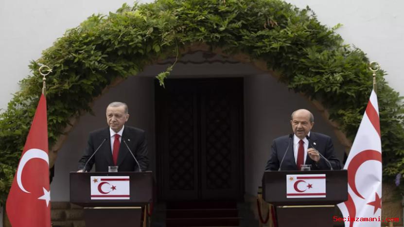 Cumhurbaşkanı Erdoğan, Kktc Cumhurbaşkanı Tatar İle Ortak Basın Toplantısı Düzenledi