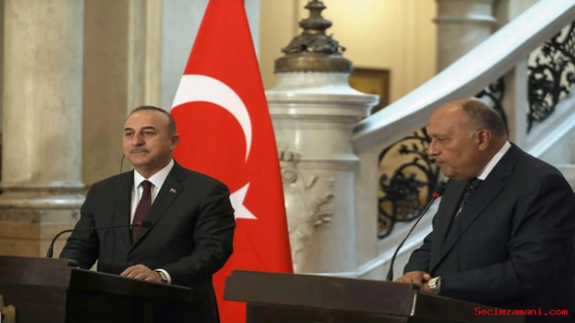 Dışişleri Bakanı Çavuşoğlu, Mısırlı Mevkidaşı Sukri İle Ortak Basın Toplantısında Konuştu