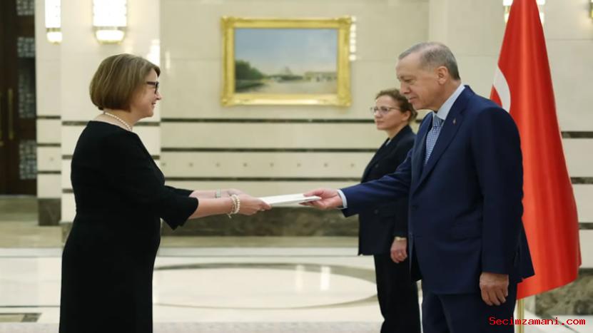 Finlandiya Büyükelçisi Hamalainen, Cumhurbaşkanı Erdoğan'a Güven Mektubu Sundu