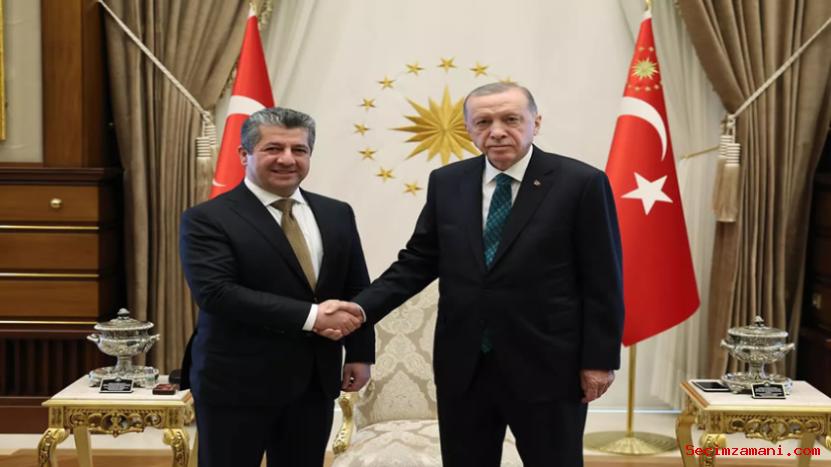 Cumhurbaşkanı Erdoğan, Ikby Başbakanı Barzani’yi Kabul Etti
