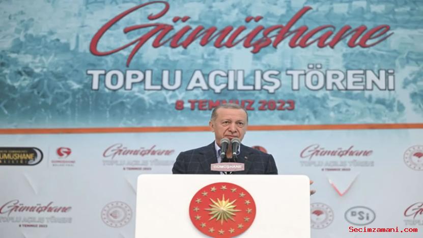 Cumhurbaşkanı Erdoğan, Gümüşhane Toplu Açılış Töreni'nde Konuştu