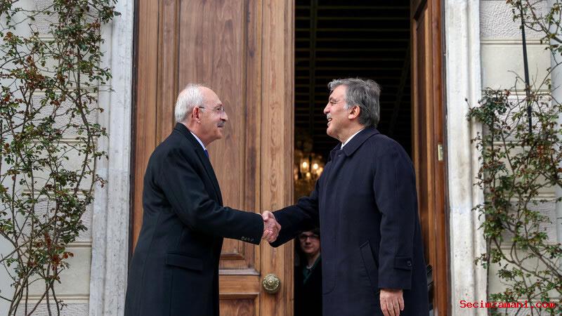 Chp Genel Başkanı Ve Cumhurbaşkanı Adayı Kemal Kılıçdaroğlu, 11. Cumhurbaşkanı Abdullah Gül’ü Ziyaret Etti