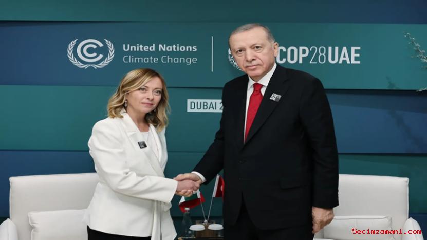 Cumhurbaşkanı Erdoğan, İtalya Başbakanı Meloni İle Görüştü