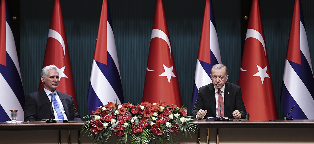 Cumhurbaşkanı Erdoğan, Küba Devlet Başkanı Bermudez ile ortak basın toplantısında konuştu