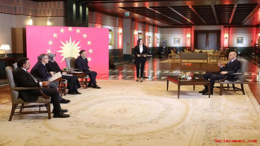Cumhurbaşkanı Erdoğan, 24 Tv, 360 Ve Tv4 Ortak Yayınına Katıldı