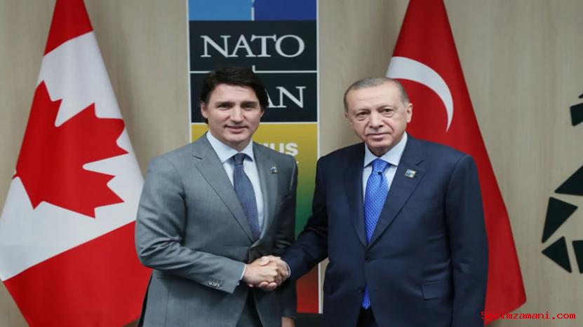 Cumhurbaşkanı Erdoğan, Kanada Başbakanı Trudeau İle Bir Araya Geldi