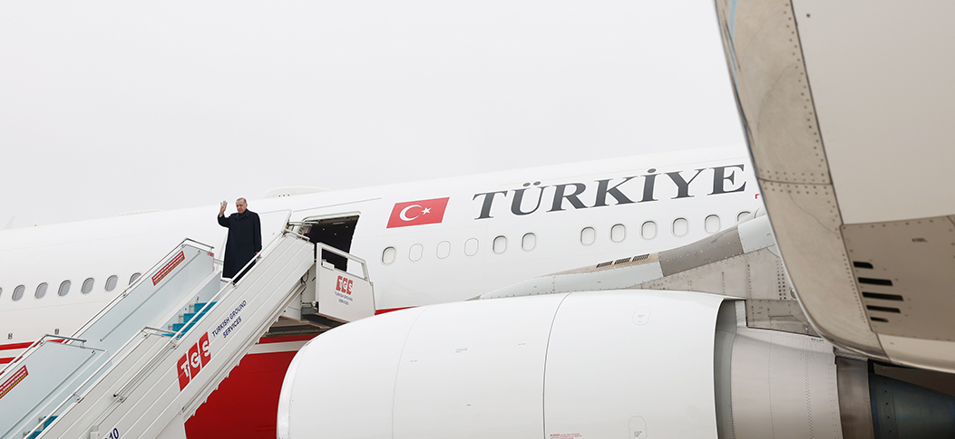 Cumhurbaşkanı Erdoğan, Katar'ın başkenti Doha'ya gitti