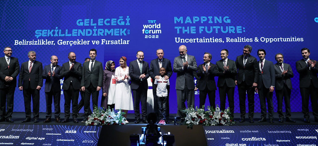 Cumhurbaşkanı Erdoğan, TRT World Forum 2022'de konuştu