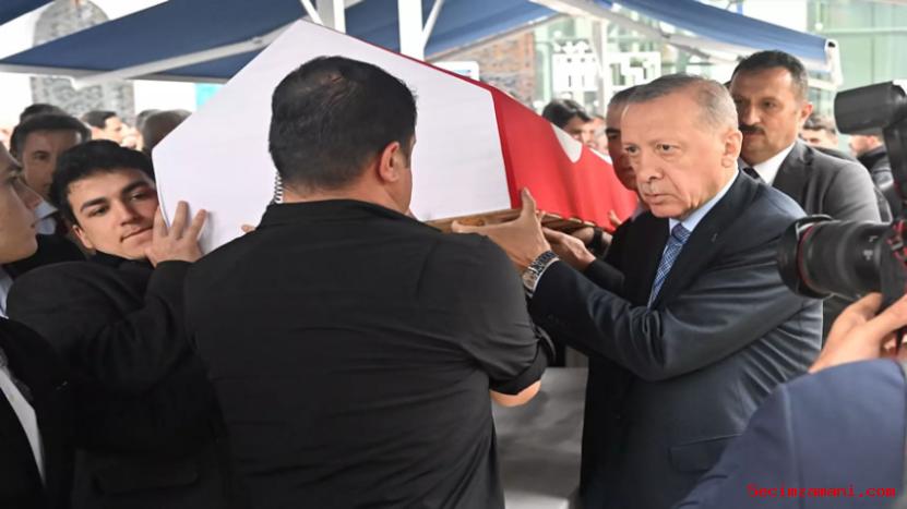 Cumhurbaşkanı Erdoğan, Gazeteci Yazar Mehmet Barlas'ın Cenaze Törenine Katıldı