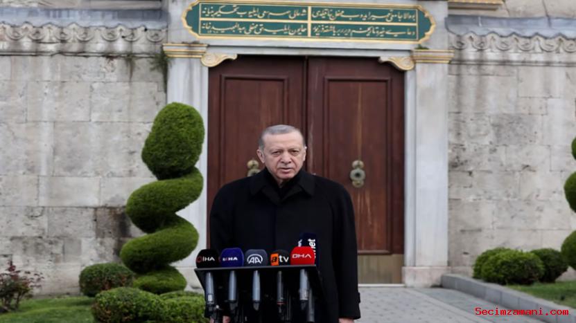 Cumhurbaşkanı Erdoğan, Bayram Namazını Ayasofya-i Kebir Cami-i Şerifi'nde Kıldı