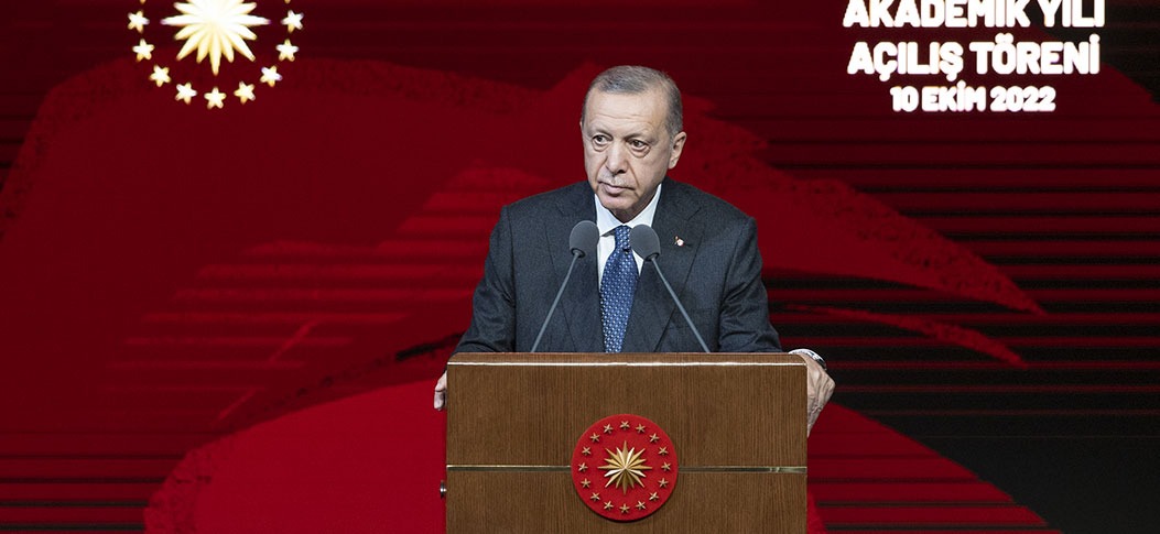 Cumhurbaşkanı Erdoğan, 2022-2023 Yükseköğretim Akademik Yıl Açılış Töreni'nde konuştu