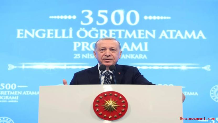 Cumhurbaşkanı Erdoğan, 3 Bin 500 Engelli Öğretmen Atama Töreni’nde Konuştu