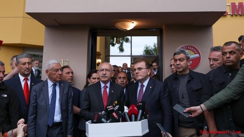 Cumhurbaşkanı Adayı Kemal Kılıçdaroğlu Ve Adalet Partisi Genel Başkanı Vecdet Öz’ün Ortak Basın Açıklaması