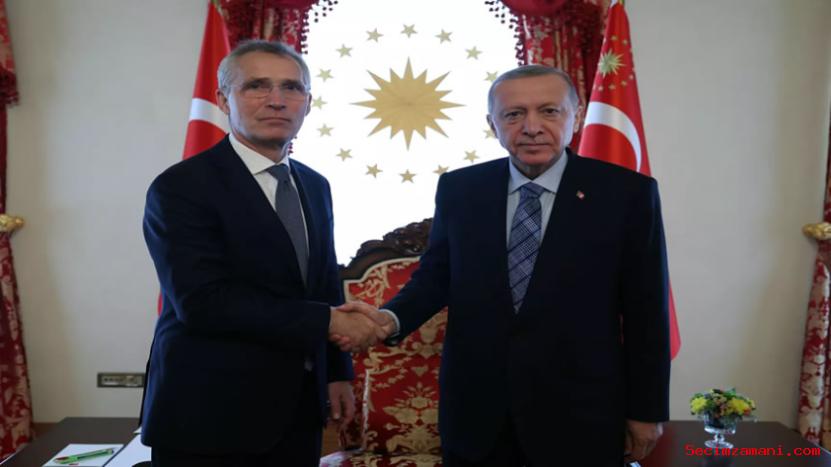 Cumhurbaşkanı Erdoğan, Nato Genel Sekreteri Stoltenbergi Kabul Etti