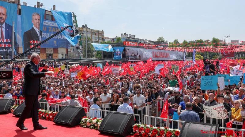 Chp Lideri Ve Cumhurbaşkanı Adayı Kılıçdaroğlu Aydın'da: Oyumuzun Birini Bile Çaldırmayacağız