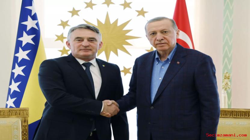 Cumhurbaşkanı Erdoğan, Bosna Hersek Devlet Başkanlığı Konseyi Üyesi Komsic'i kabul etti