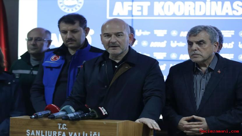 İçişleri Bakanı Soylu, Şanlıurfa'da Açıklama Yaptı