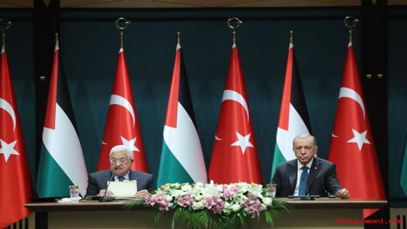 Cumhurbaşkanı Erdoğan, Filistin Devlet Başkanı Abbas İle Ortak Basın Toplantısında Konuştu