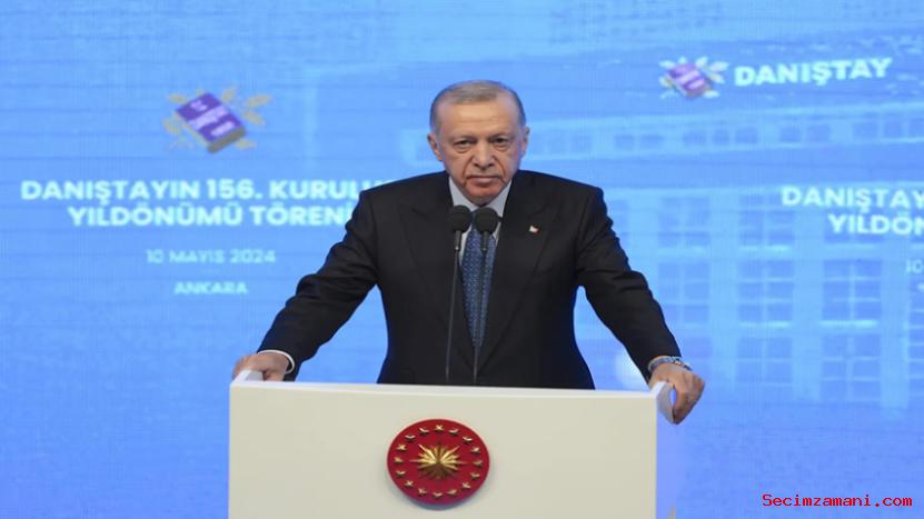 Cumhurbaşkanı Erdoğan, İdari Yargı Günü Ve Danıştay'ın 156. Kuruluş Yıl Dönümü Töreni'nde Konuştu