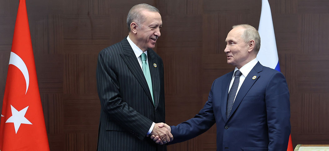Cumhurbaşkanı Erdoğan, Rusya Devlet Başkanı Putin ile Astana'da bir araya geldi
