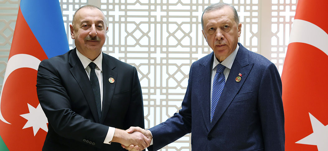 Cumhurbaşkanı Erdoğan, Azerbaycan Cumhurbaşkanı İlham Aliyev ile görüştü