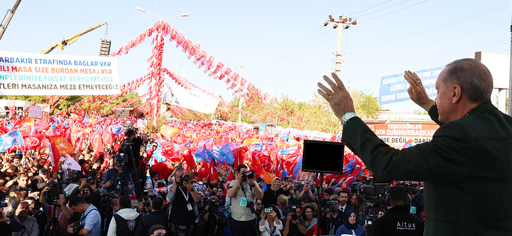 Cumhurbaşkanı Erdoğan, Diyarbakır’da yapımı tamamlanan projelerin toplu açılış töreninde konuştu