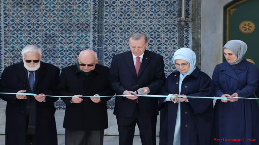 Cumhurbaşkanı Erdoğan, Topkapı Sarayı'nda Restorasyonu Tamamlanan Birimlerin Açılış Törenine Katıldı