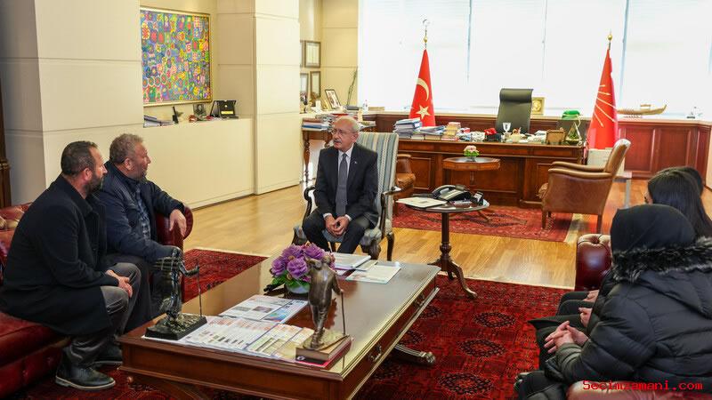 CHP Genel Başkanı Kemal Kılıçdaroğlu, Depremzede Hancı Ailesi İle Bir Araya Geldi