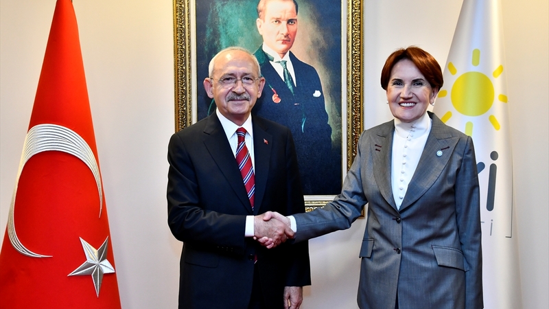CHP Genel Başkanı Kemal Kılıçdaroğlu, İYİ Parti Genel Başkanı Meral Akşener'İ Ziyaret Etti