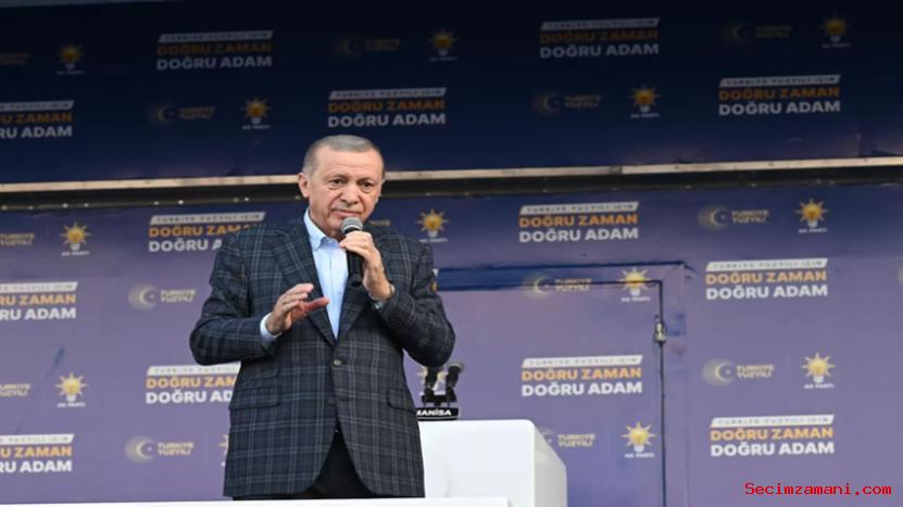 Cumhurbaşkanı Erdoğan, Manisa Mitinginde Konuştu