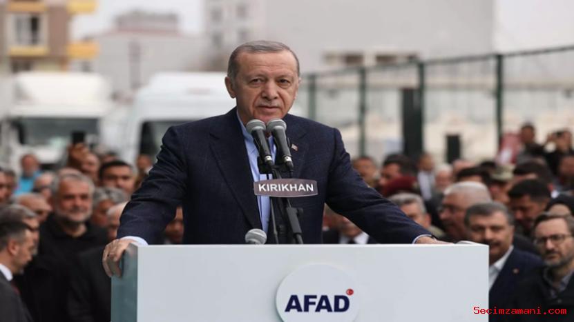 Cumhurbaşkanı Erdoğan, Depremden Etkilenen Hatay'da Konuştu